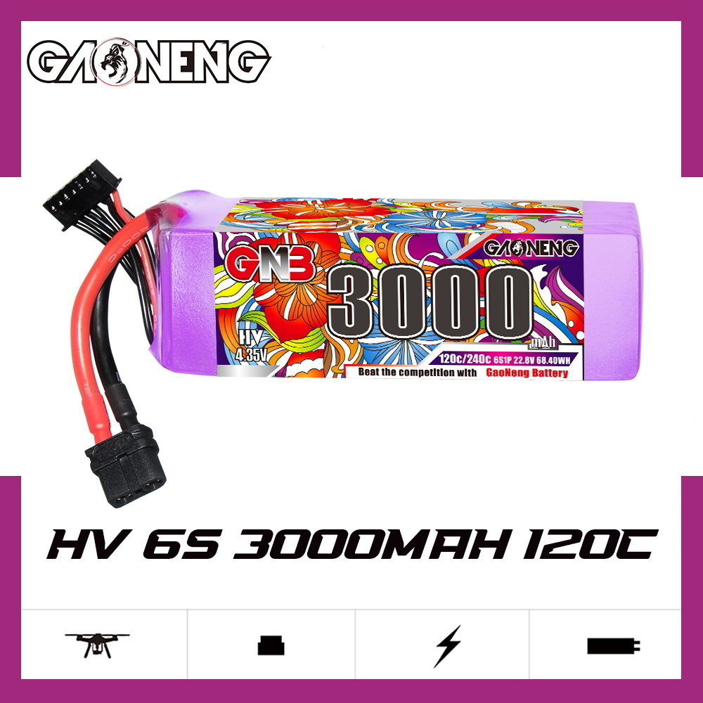 Baterai Lipo GNB 6S 22.8V 3000 - Drone Battery Plate ulasan dan harga
