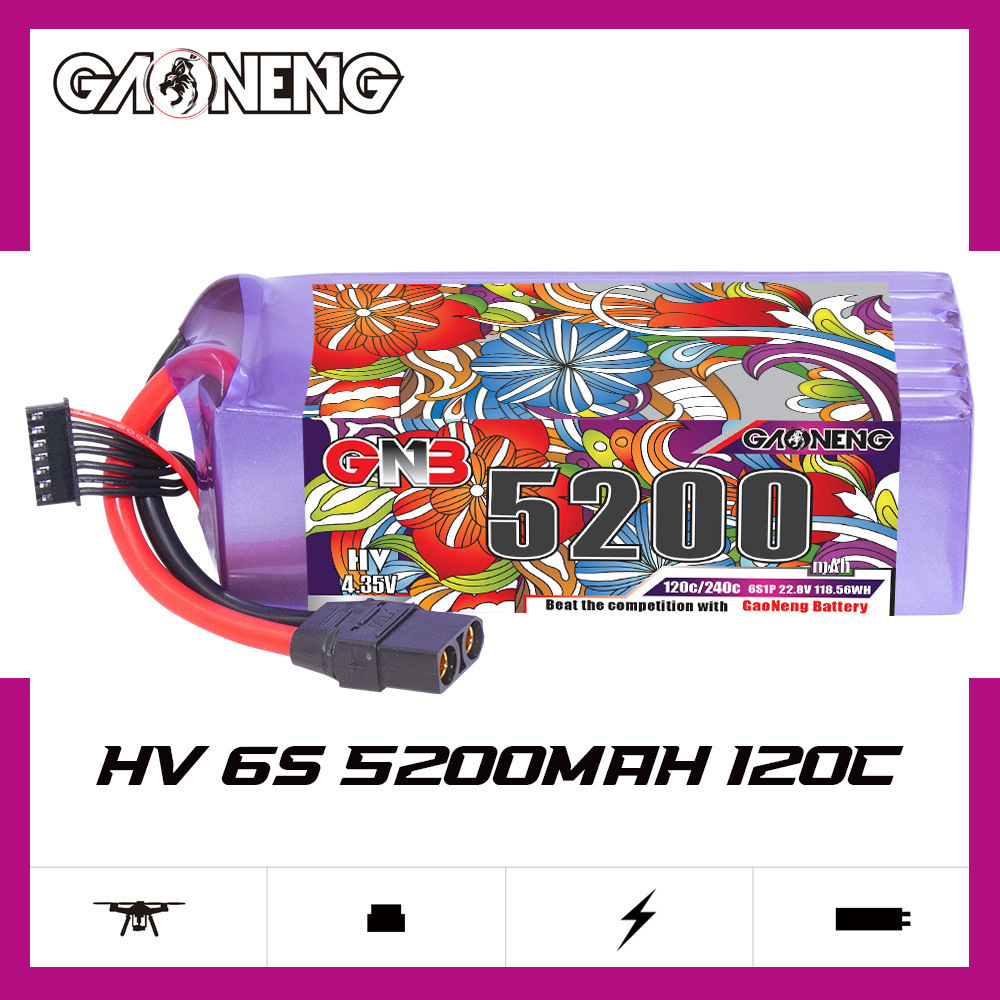 Baterai Lipo GNB 6S 22.8V 3000 - Drone Battery Plate ulasan dan harga