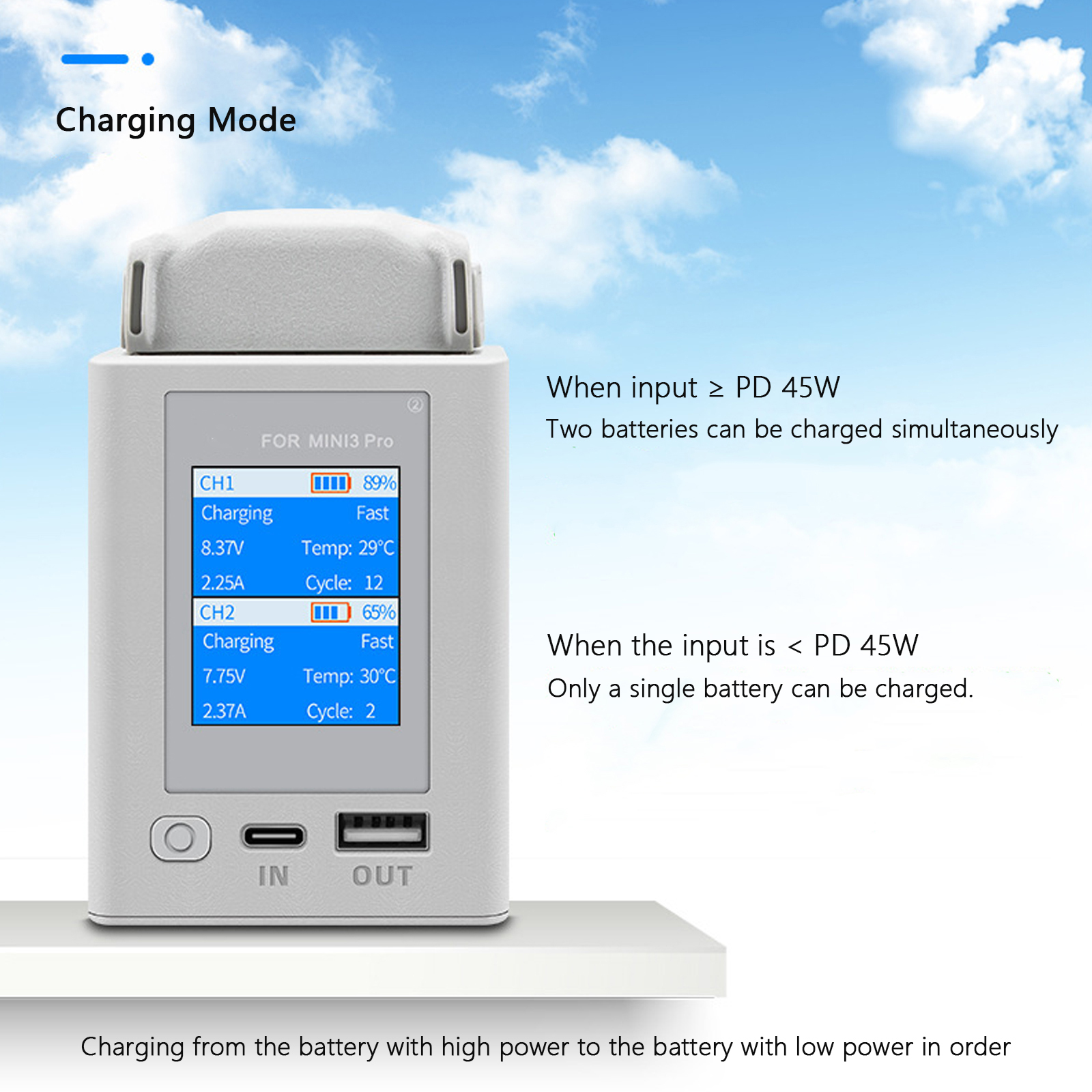 Hub Pengisi Daya untuk DJI Min - Drone Battery Smart ulasan dan harga