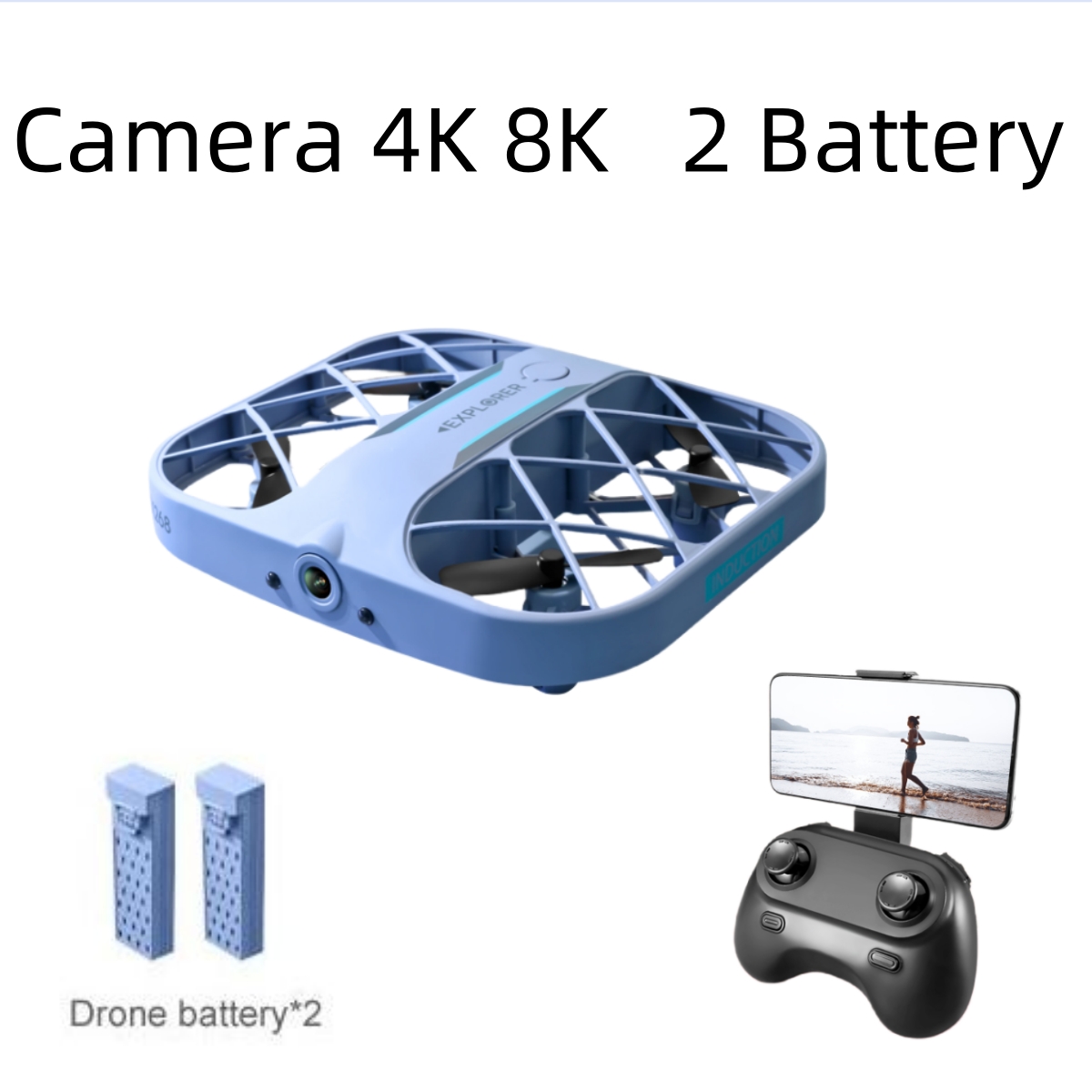 JJRC H107 FPV RC Drone dengan  - Drone Battery Case ulasan dan harga